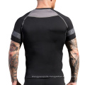 Men's Print Fitness T-shirt Training Running Sportswear Breathable High Elasticity Quick-drying T-shirt Top